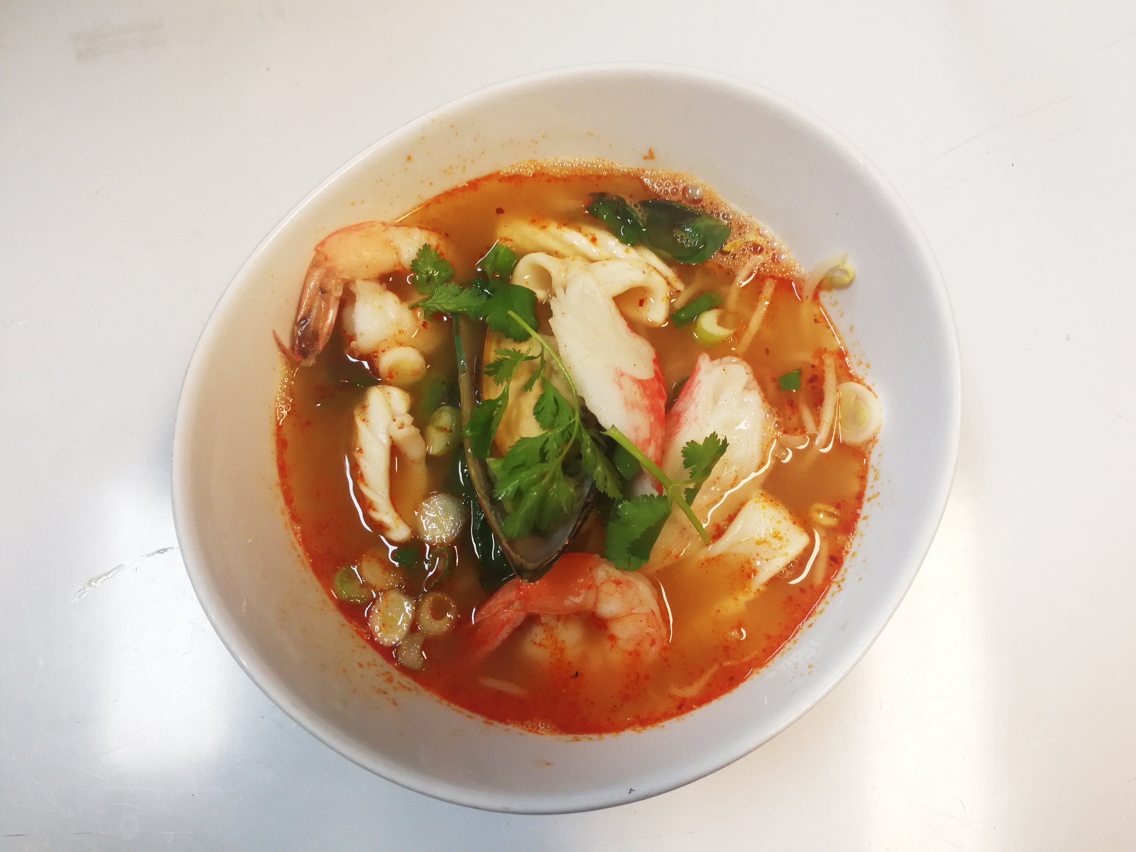 #30 Spicy Seafood Noodle Soup | Thai villa Restaurant
